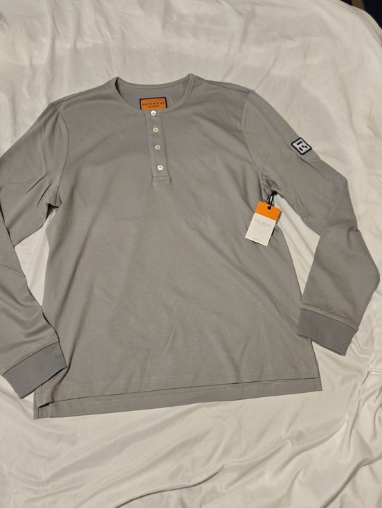 Rockridge Other - New! Rockridge Henley In Grey Size XL Classic Shirt Cotton